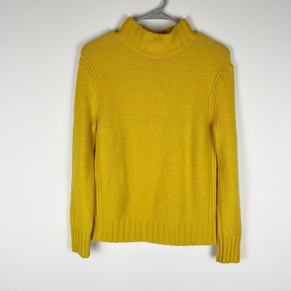 J‎ Crew Yellow Alpaca Wool Blend Sweater Small​​